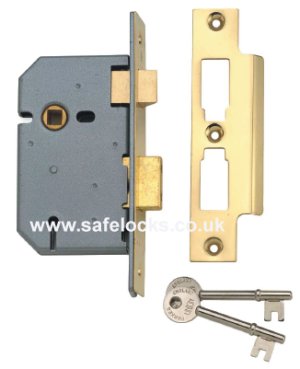 Union 2277 64-75mm 3 Lever Mortice Sashlock